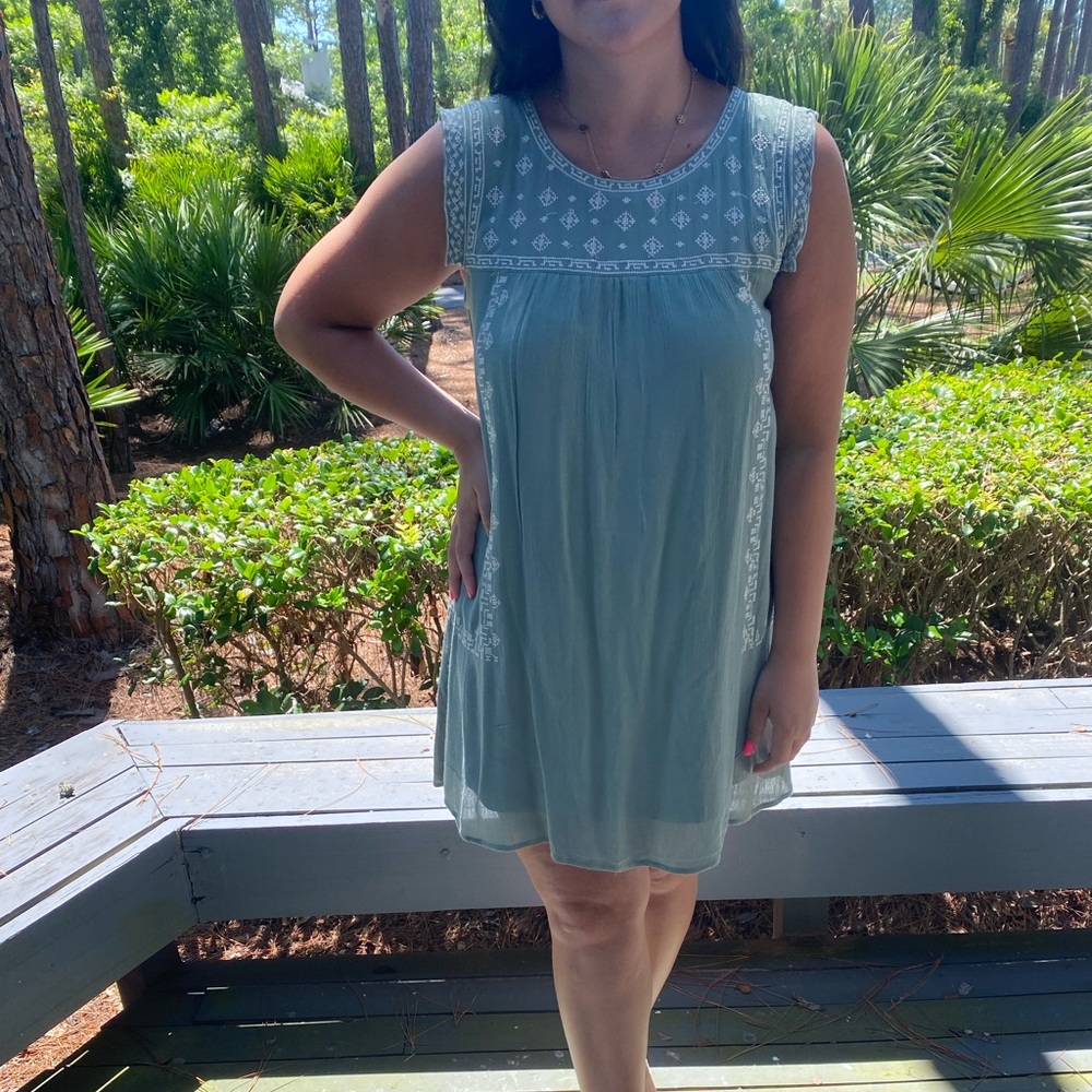 sage dress